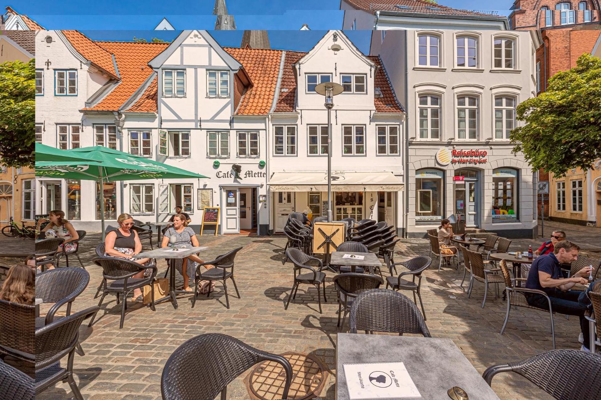 Fewo1846 - Kajuete Am Nordermarkt - Maritim Eingerichtetes Studio-Apartment Im Stadtzentrum Фленсбург Экстерьер фото
