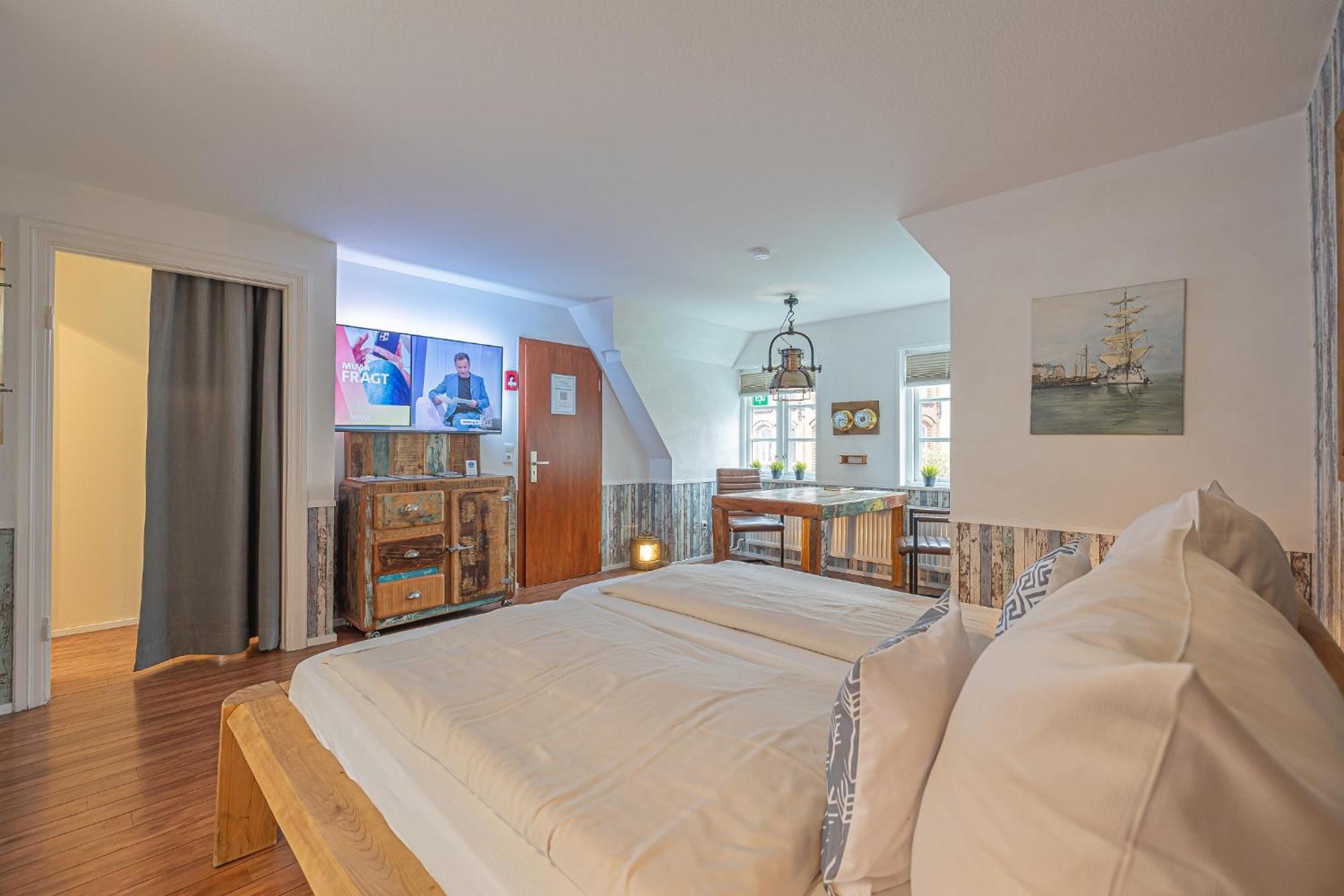Fewo1846 - Kajuete Am Nordermarkt - Maritim Eingerichtetes Studio-Apartment Im Stadtzentrum Фленсбург Экстерьер фото
